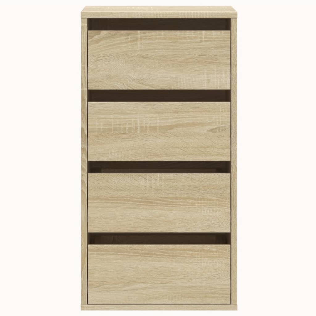 Corner Chest of Drawers Sonoma Oak 40x41x76 cm Engineered Wood