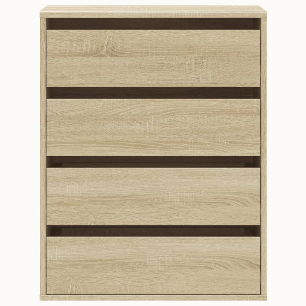 Corner Chest of Drawers Sonoma Oak 60x41x76 cm Engineered Wood