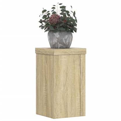 Plant Stands 2 pcs Sonoma Oak 10x10x18 cm Engineered Wood