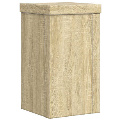 Plant Stands 2 pcs Sonoma Oak 10x10x18 cm Engineered Wood