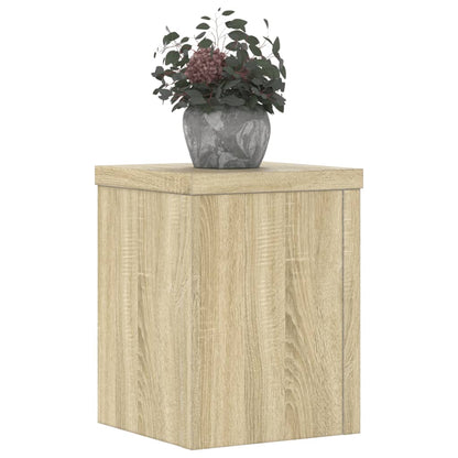 Plant Stands 2 pcs Sonoma Oak 15x15x20 cm Engineered Wood