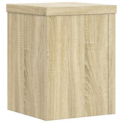 Plant Stands 2 pcs Sonoma Oak 15x15x20 cm Engineered Wood