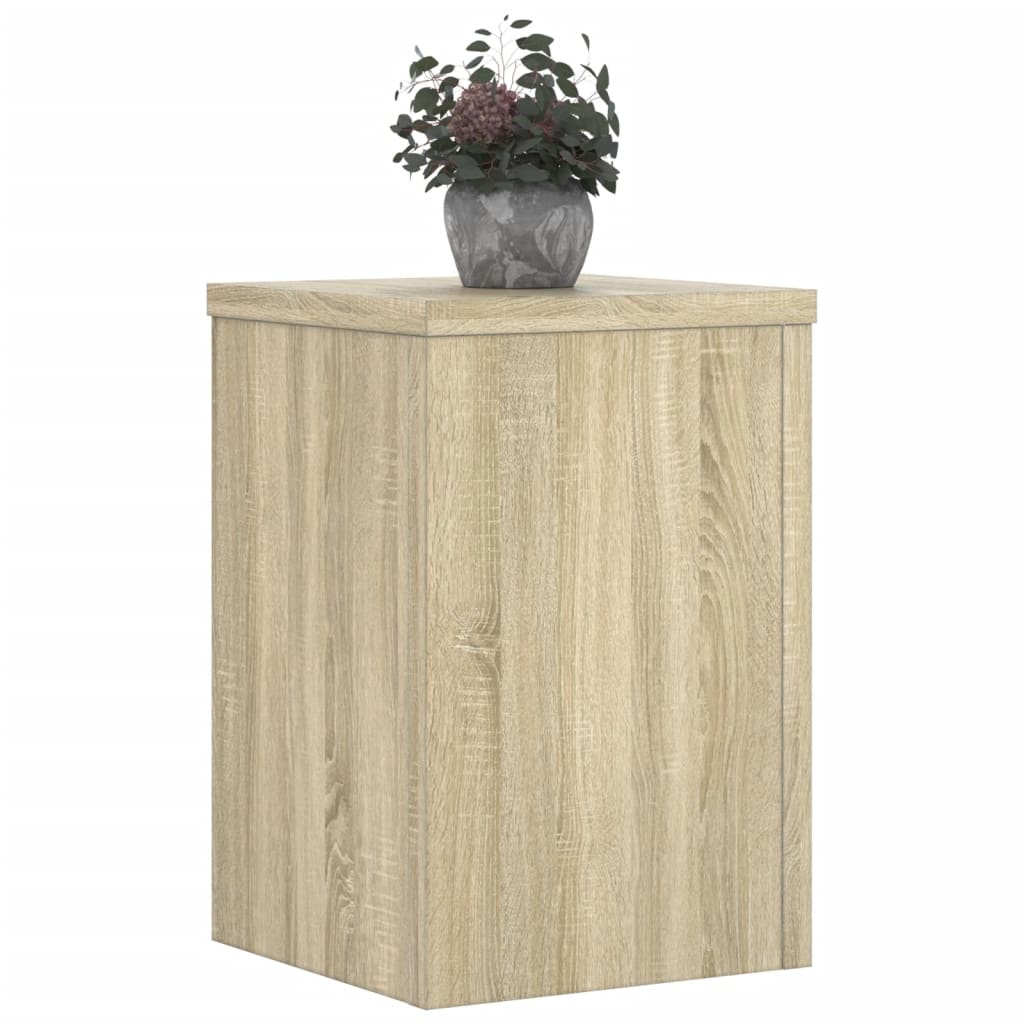 Plant Stands 2 pcs Sonoma Oak 20x20x30 cm Engineered Wood