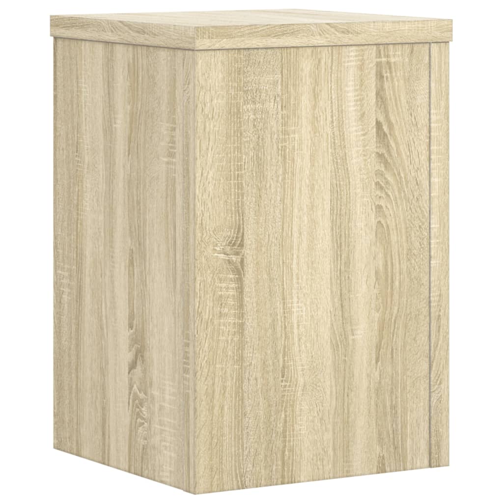 Plant Stands 2 pcs Sonoma Oak 20x20x30 cm Engineered Wood