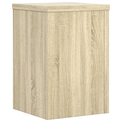 Plant Stands 2 pcs Sonoma Oak 20x20x30 cm Engineered Wood