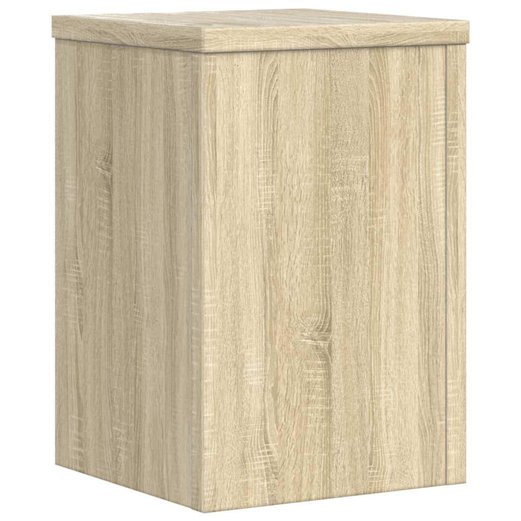 Plant Stands 2 pcs Sonoma Oak 20x20x30 cm Engineered Wood