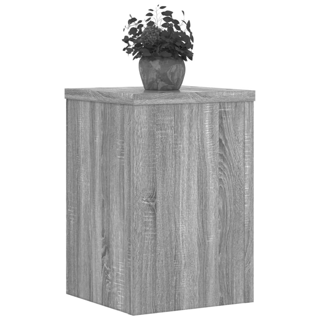 Plant Stands 2 pcs Grey Sonoma 20x20x30 cm Engineered Wood