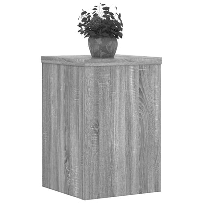 Plant Stands 2 pcs Grey Sonoma 20x20x30 cm Engineered Wood