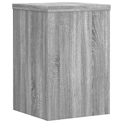 Plant Stands 2 pcs Grey Sonoma 20x20x30 cm Engineered Wood