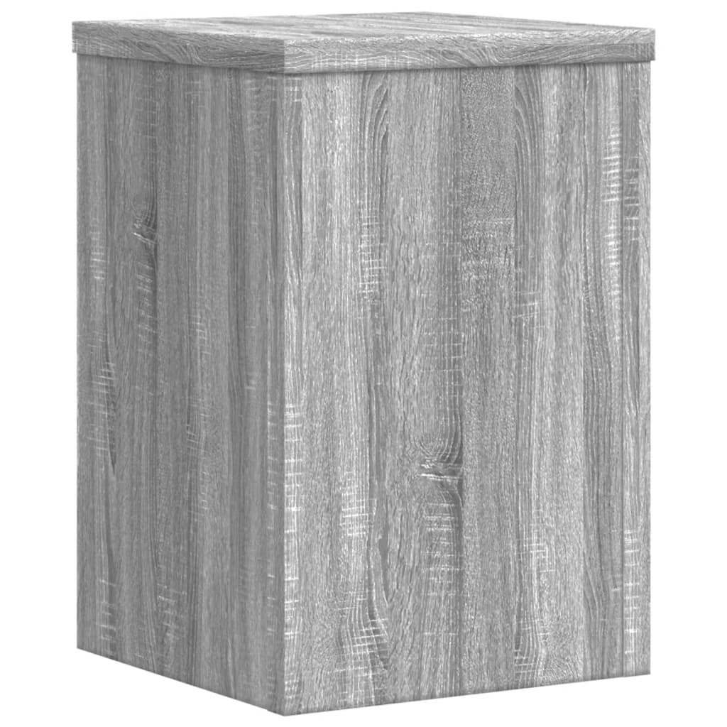 Plant Stands 2 pcs Grey Sonoma 20x20x30 cm Engineered Wood