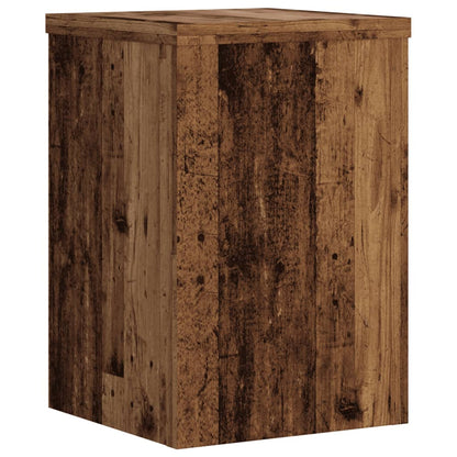 Plant Stands 2 pcs Old Wood 20x20x30 cm Engineered Wood