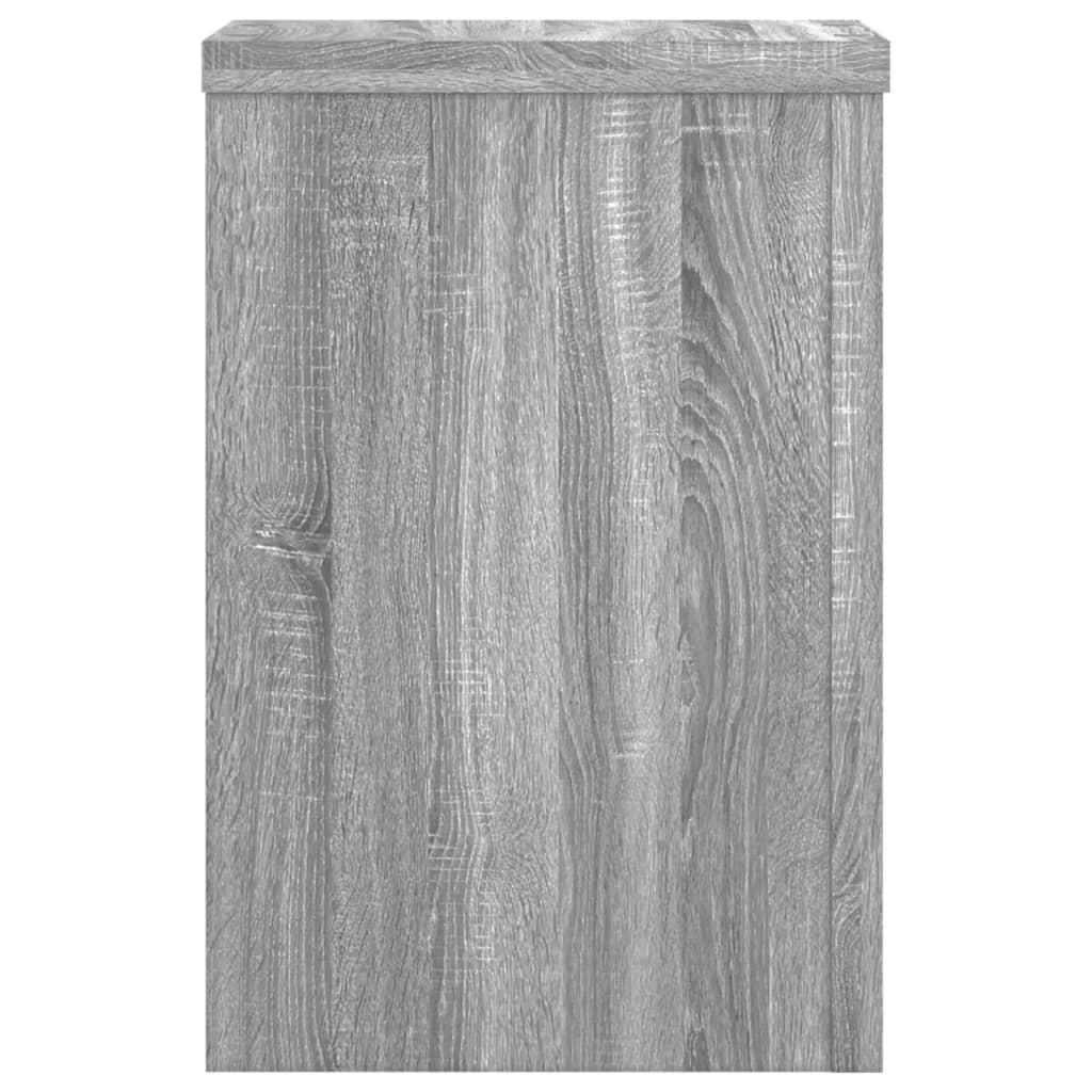 Plant Stands 2 pcs Grey Sonoma 25x25x35 cm Engineered Wood