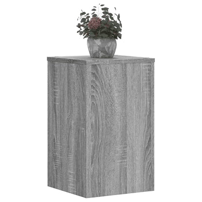 Plant Stands 2 pcs Grey Sonoma 30x30x50 cm Engineered wood