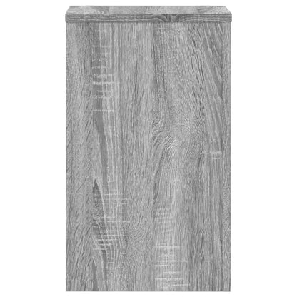 Plant Stands 2 pcs Grey Sonoma 30x30x50 cm Engineered wood