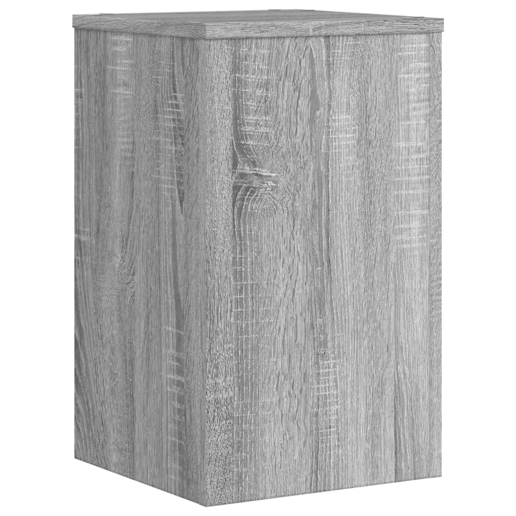 Plant Stands 2 pcs Grey Sonoma 30x30x50 cm Engineered wood