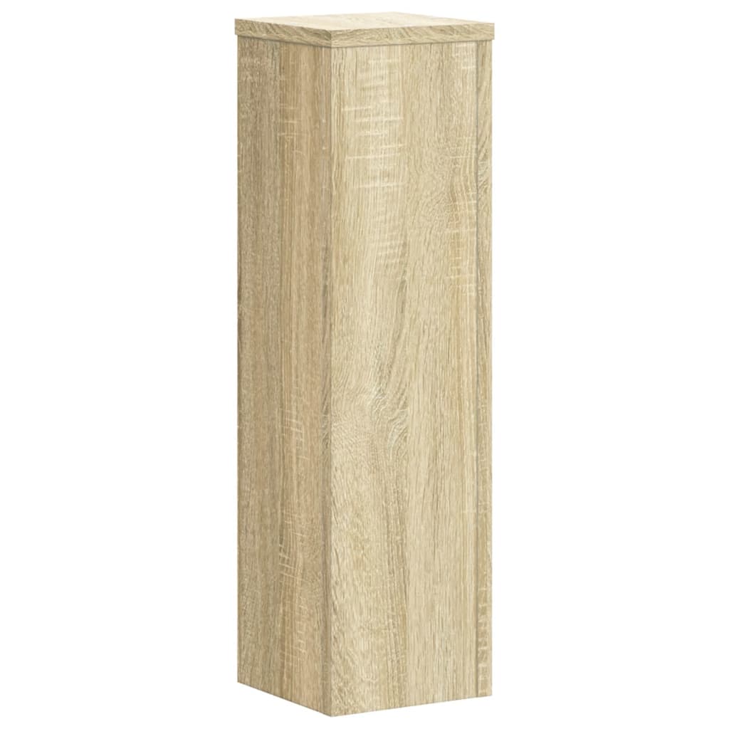 Plant Stand 2pcs Sonoma Oak 17x17x60 cm Engineered Wood