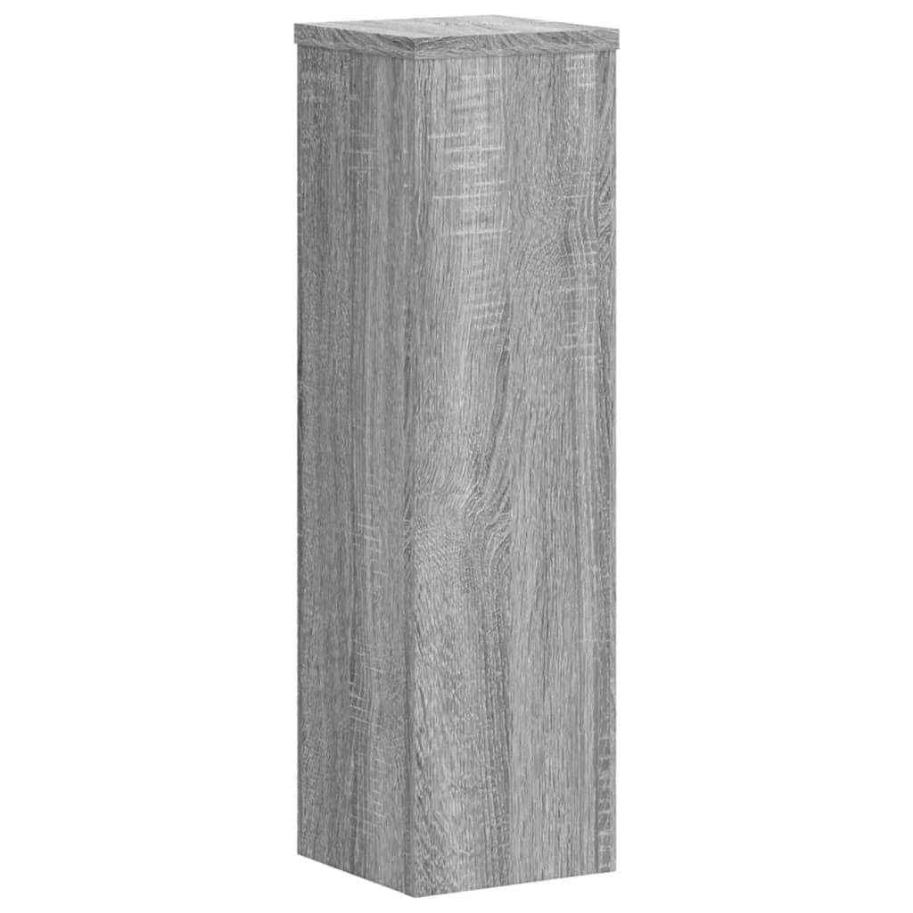 Plant Stand 2pcs Grey Sonoma 17x17x60 cm Engineered Wood