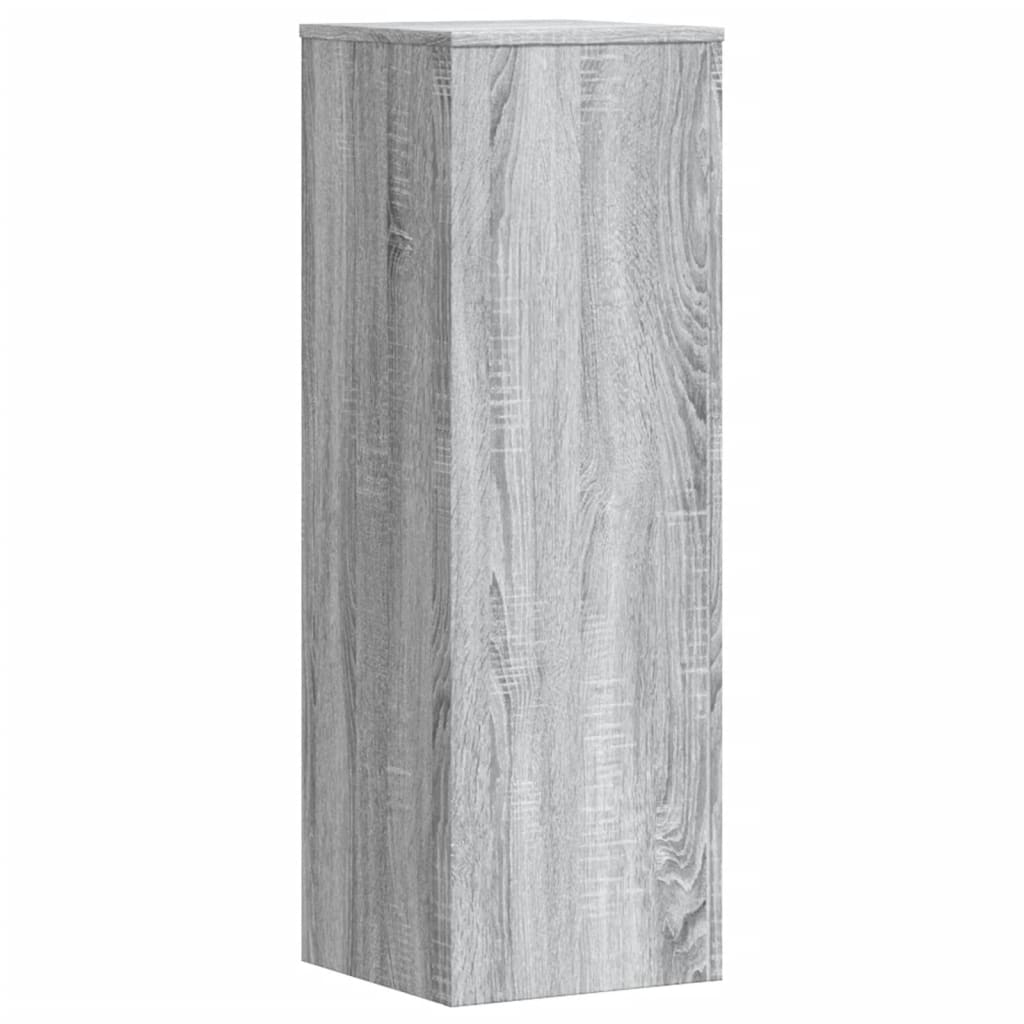 Plant Stand Grey Sonoma 33x33x100 cm Engineered Wood