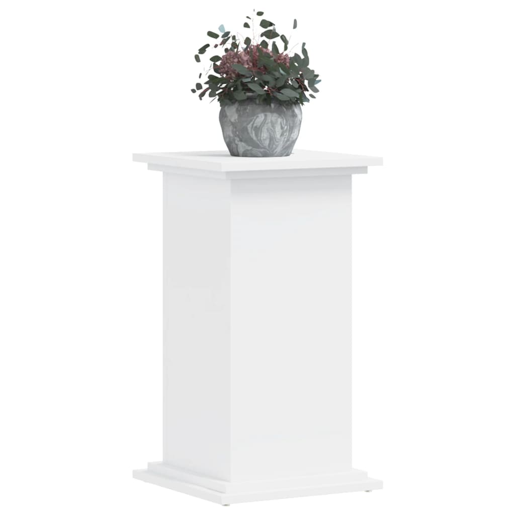 Plant Stand White 33x33x60 cm Engineered Wood