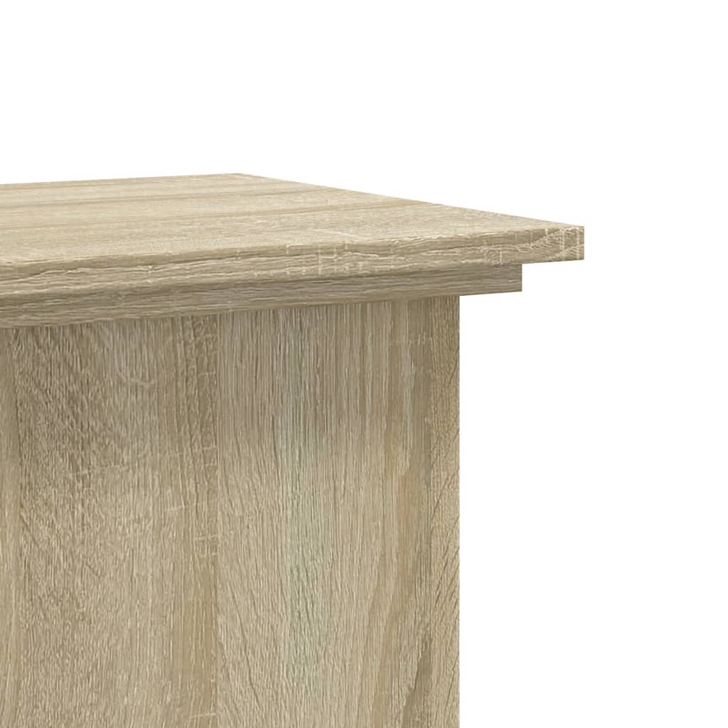 Plant Stand Sonoma Oak 33x33x60 cm Engineered Wood