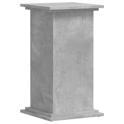 Plant Stand Concrete Grey 33x33x60 cm Engineered Wood