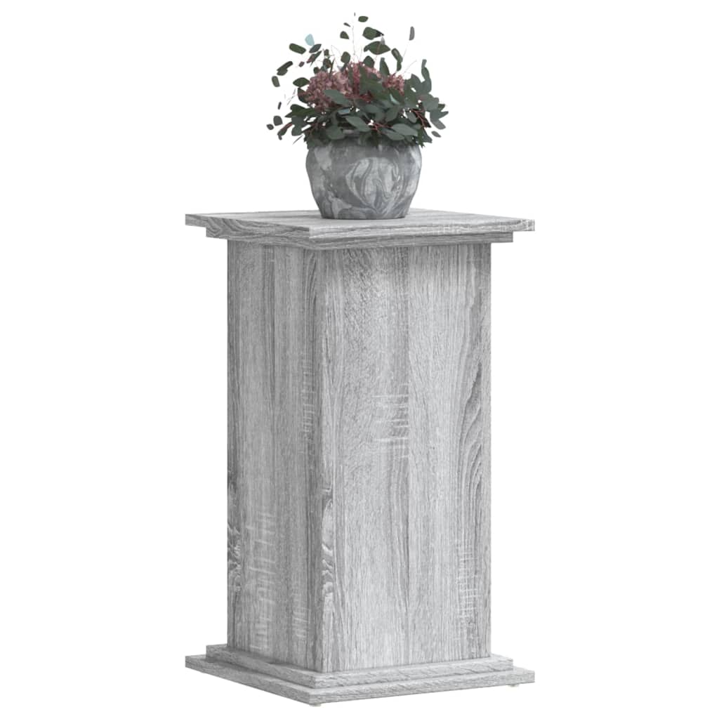 Plant Stand Grey Sonoma 33x33x60 cm Engineered Wood