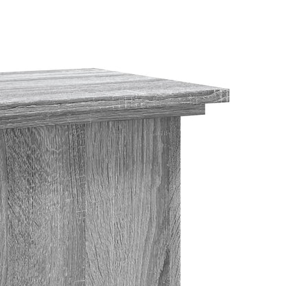 Plant Stand Grey Sonoma 33x33x60 cm Engineered Wood