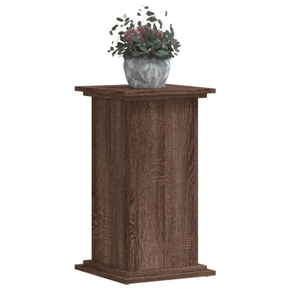 Plant Stand Brown Oak 33x33x60 cm Engineered Wood