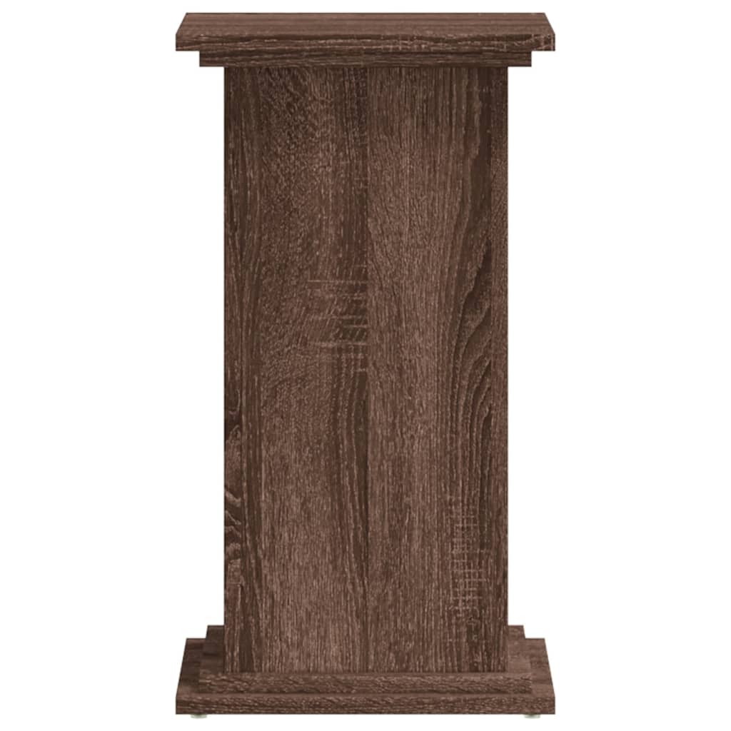 Plant Stand Brown Oak 33x33x60 cm Engineered Wood