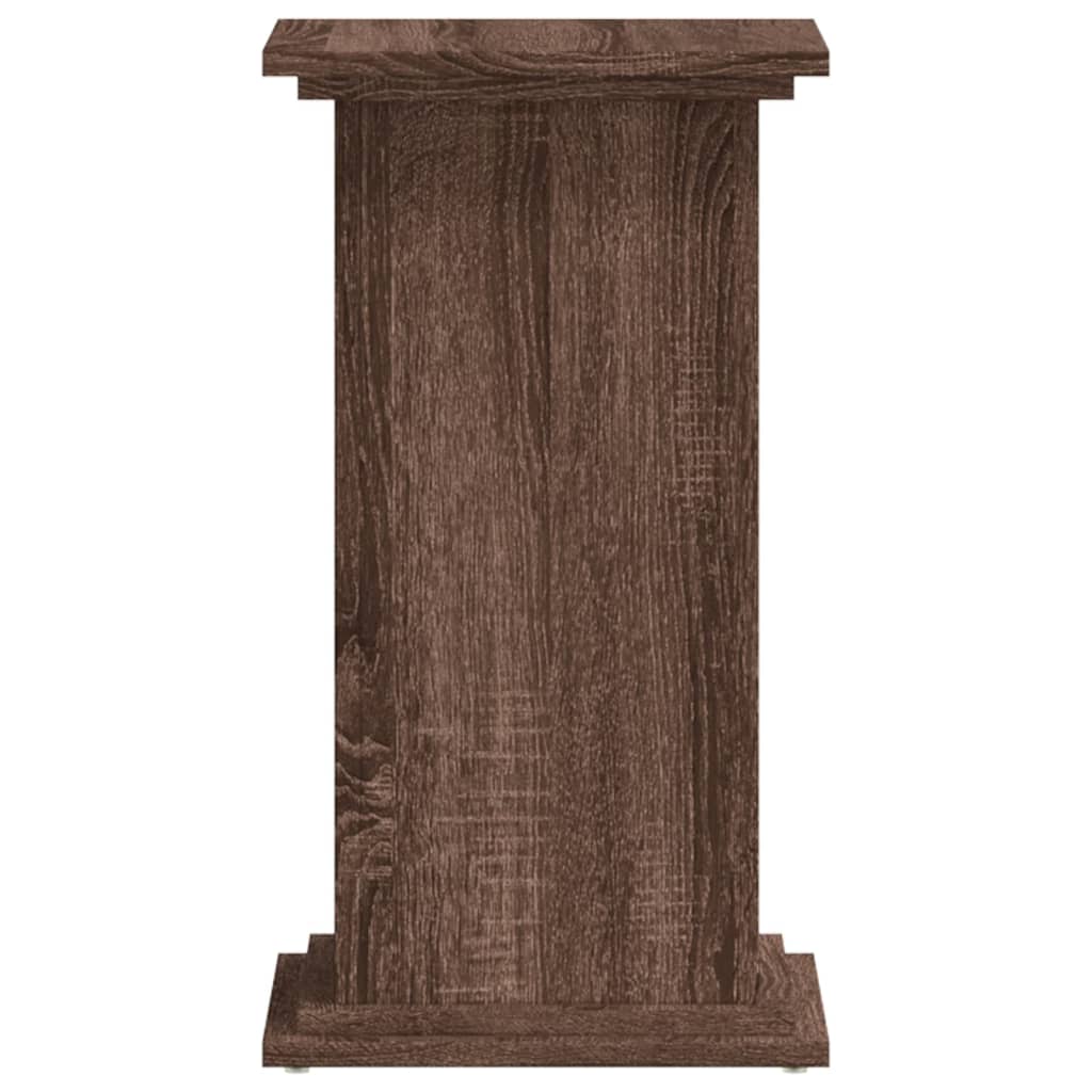 Plant Stand Brown Oak 33x33x60 cm Engineered Wood