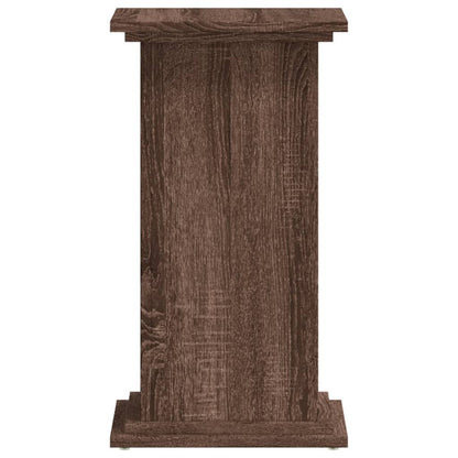 Plant Stand Brown Oak 33x33x60 cm Engineered Wood