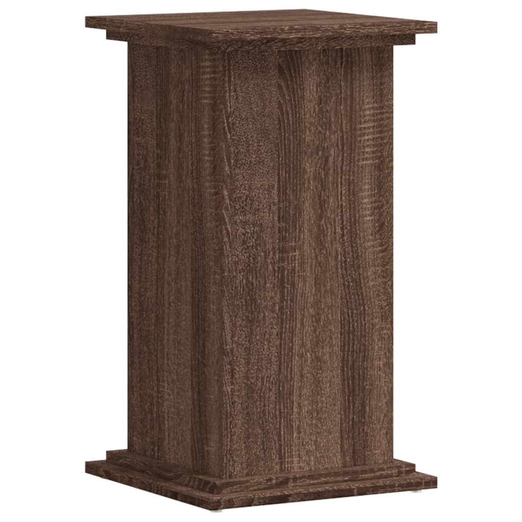 Plant Stand Brown Oak 33x33x60 cm Engineered Wood