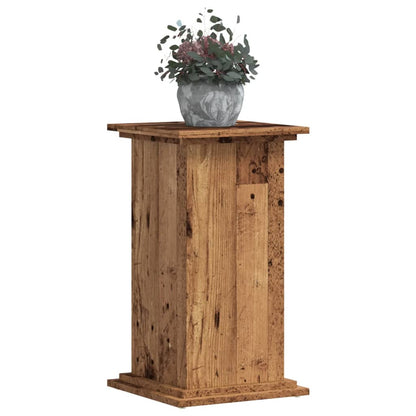 Plant Stand Old Wood 33x33x60 cm Engineered Wood