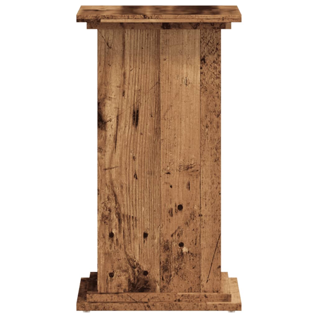 Plant Stand Old Wood 33x33x60 cm Engineered Wood