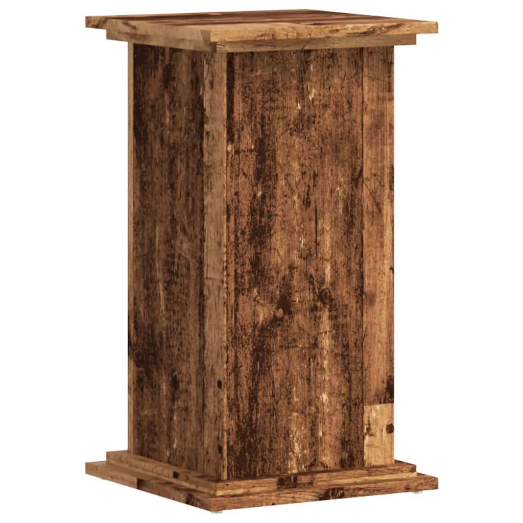 Plant Stand Old Wood 33x33x60 cm Engineered Wood