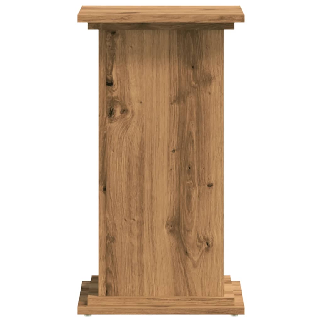 Plant Stand Artisian Oak 33x33x60 cm Engineered Wood