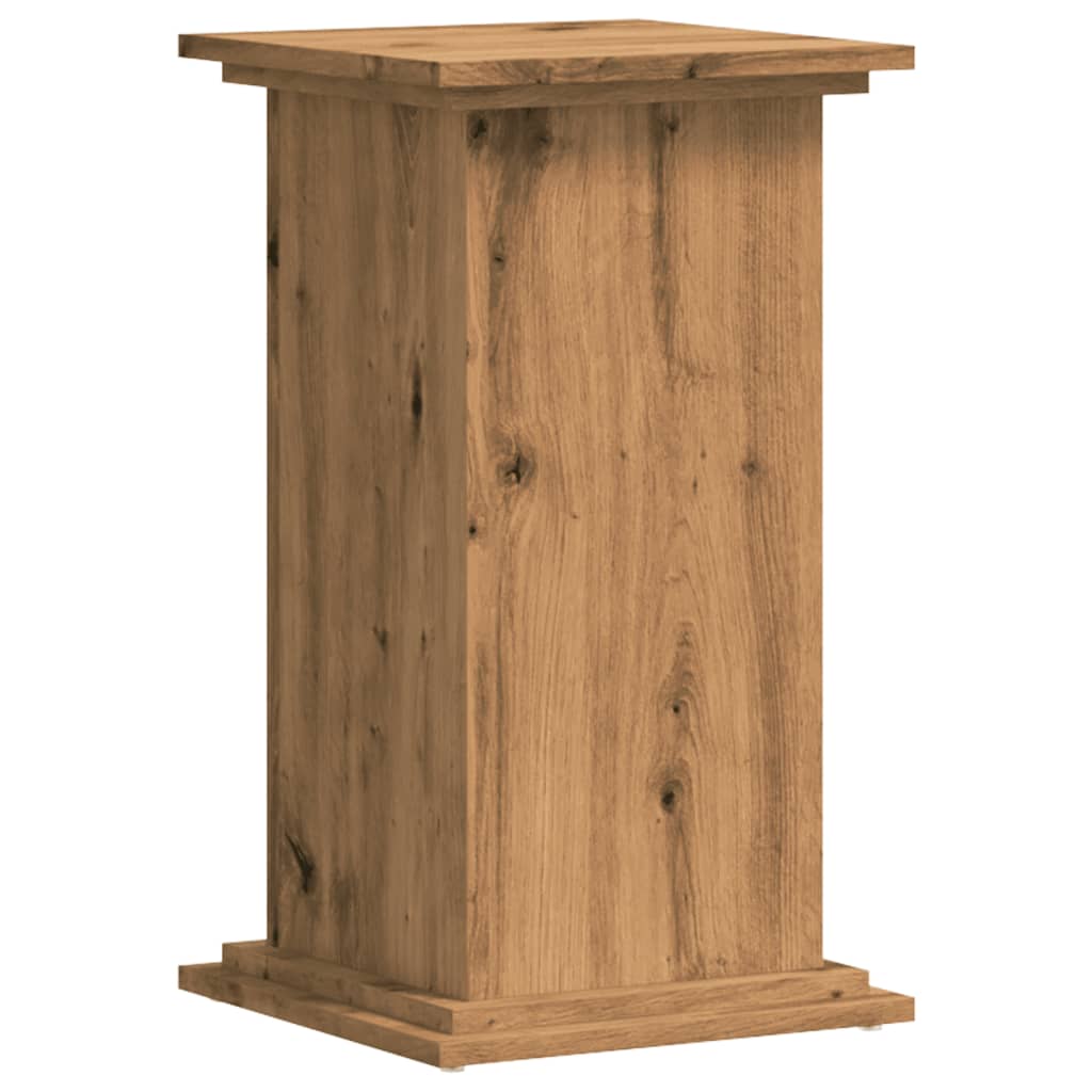 Plant Stand Artisian Oak 33x33x60 cm Engineered Wood