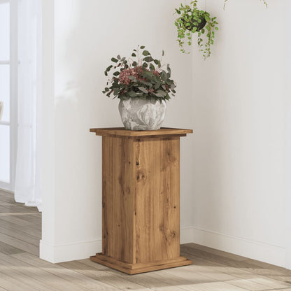 Plant Stand Artisian Oak 33x33x60 cm Engineered Wood