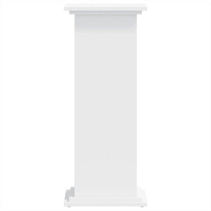 Plant Stand White 33x33x80 cm Engineered Wood