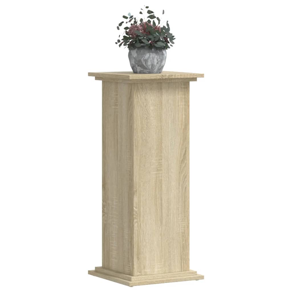 Plant Stand Sonoma Oak 33x33x80 cm Engineered Wood