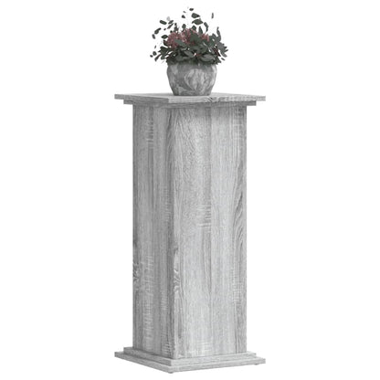 Plant Stand Grey Sonoma 33x33x80 cm Engineered Wood