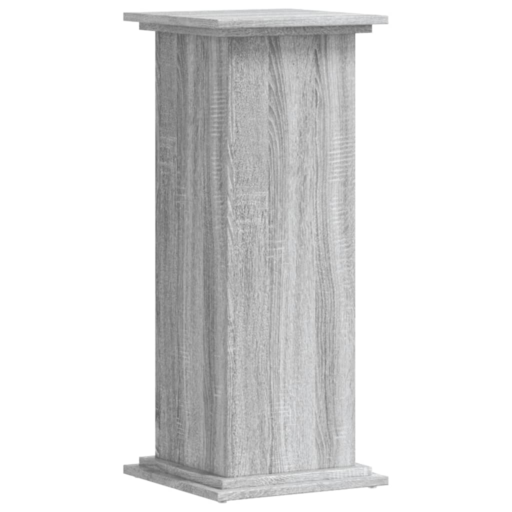 Plant Stand Grey Sonoma 33x33x80 cm Engineered Wood