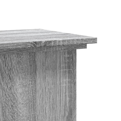 Plant Stand Grey Sonoma 33x33x80 cm Engineered Wood