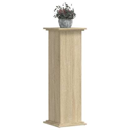 Plant Stand Sonoma Oak 33x33x100 cm Engineered Wood