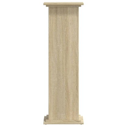 Plant Stand Sonoma Oak 33x33x100 cm Engineered Wood