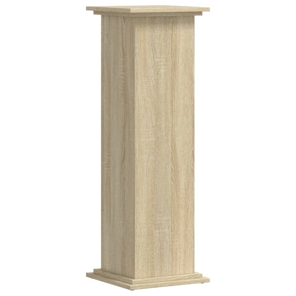 Plant Stand Sonoma Oak 33x33x100 cm Engineered Wood