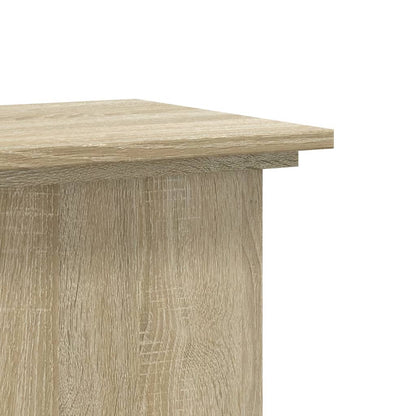 Plant Stand Sonoma Oak 33x33x100 cm Engineered Wood