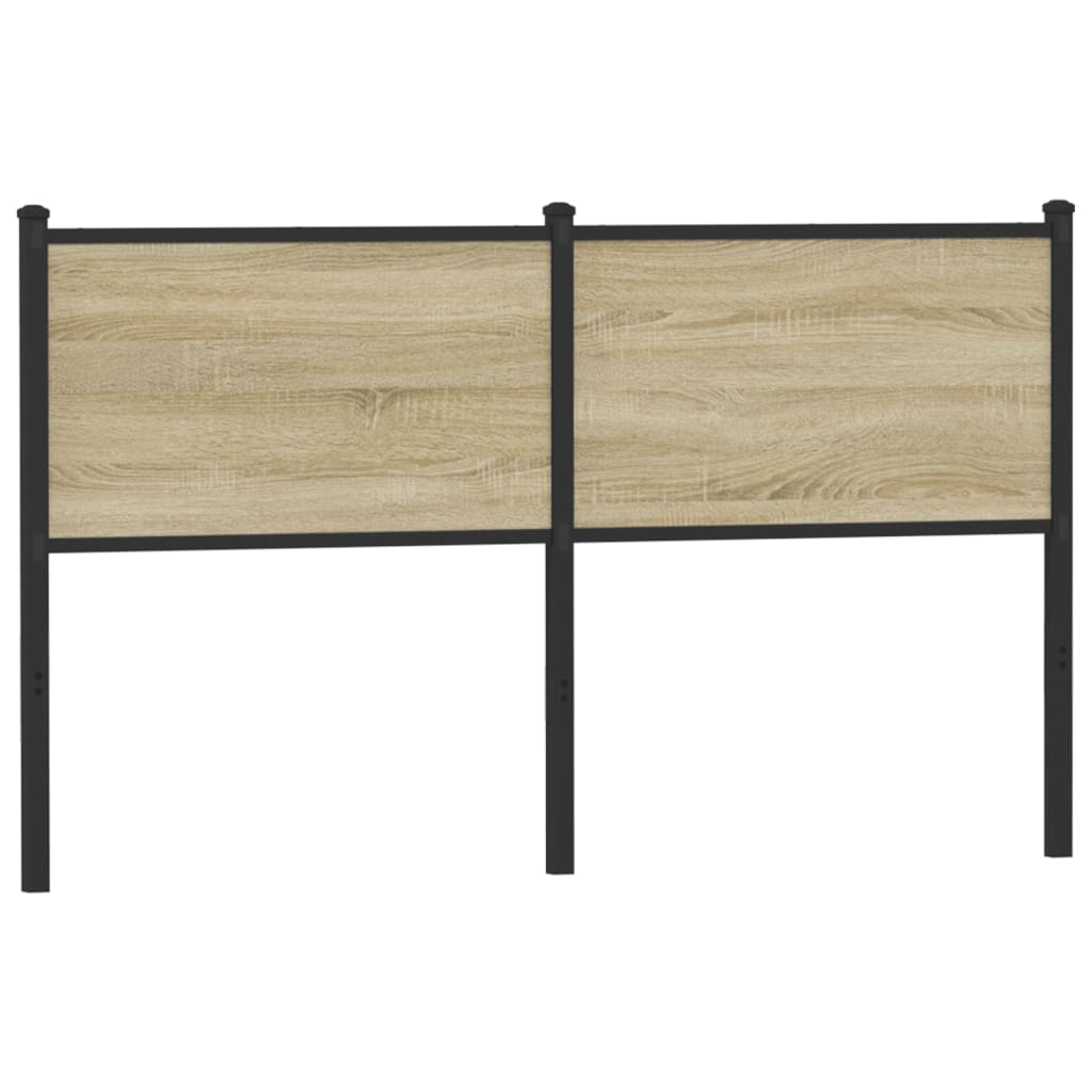 Headboard Sonoma 150 cm Engineered Wood and Steel