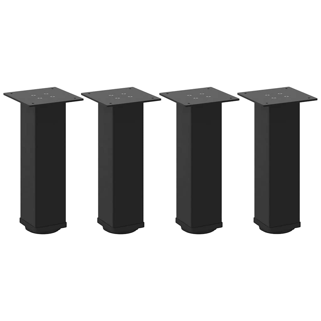 Coffee Table Legs 4 pcs Black 42-44 cm Steel