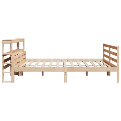 Bed Frame with Headboard without Mattress 200x200 cm